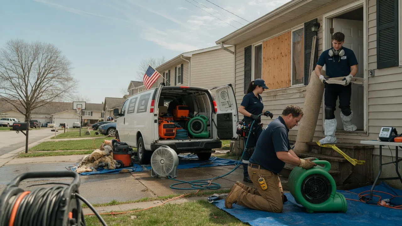 Water Damage Restoration in Moline, IL near me